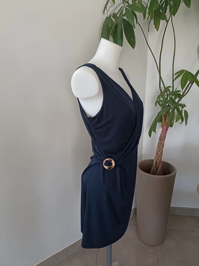 Robe portefeuille Anna Coste marine taille Taille unique - photo numéro 4