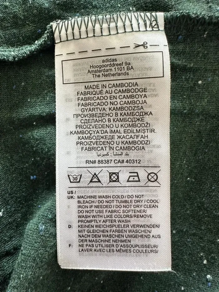 Tshirt adidas longue manche vert pour femme - neuf taille M - photo numéro 6