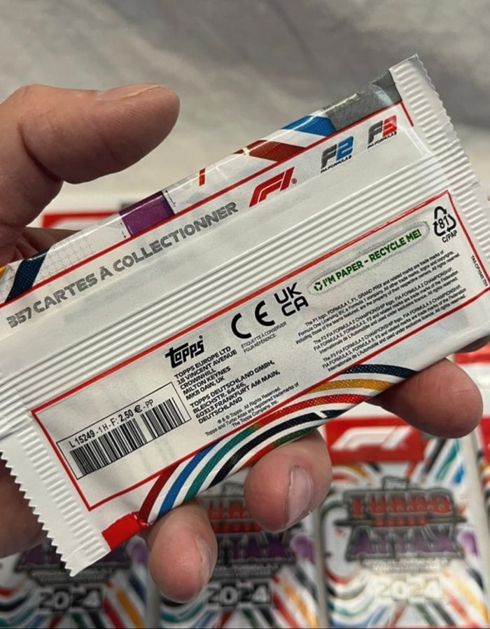 12 sachets Topps Turbo Attax F1 neufs scellés - photo numéro 4