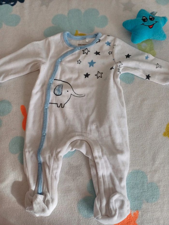 Pyjama blanc 3 mois