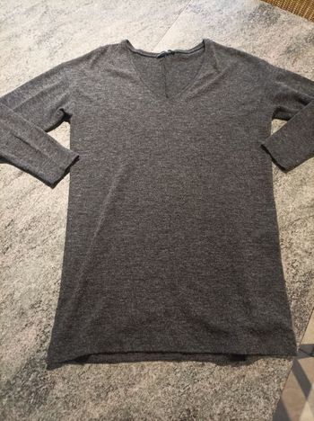 Robe pull grise taille M Zara