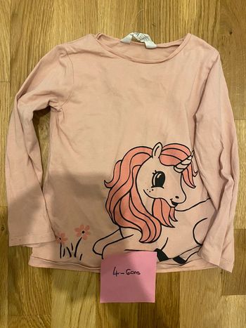 Tshirt ML licorne 4-6 ans