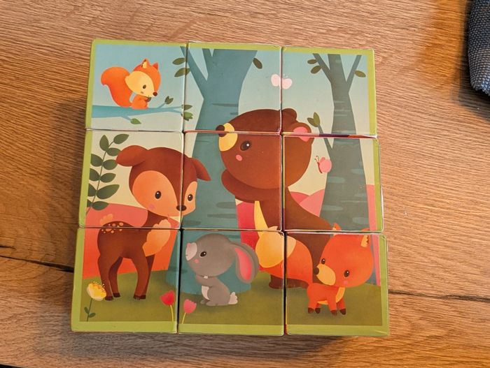 Cubes en bois animaux de la forêt – Janod - photo numéro 2