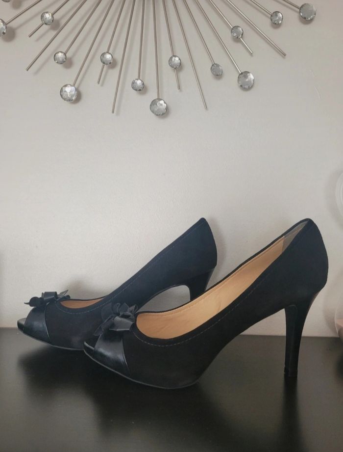 Escarpins talons geox noir - photo numéro 3