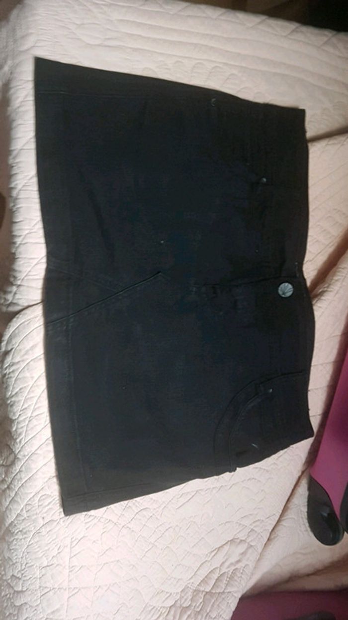 Jupe courte en jean