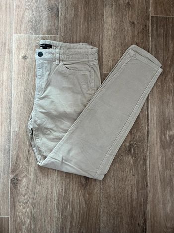 Pantalon en velour côtelé, beige, mango, 42