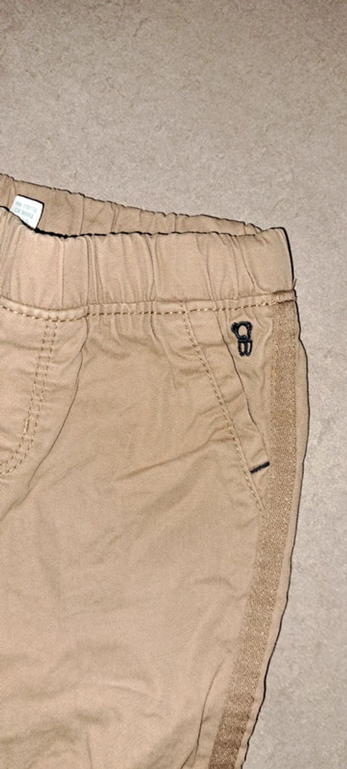 Pantalon beige Obaïbi 6 mois - photo numéro 2