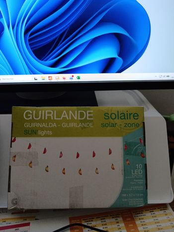 Guirlande solaire