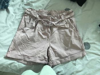 Short vieux rose en jean
