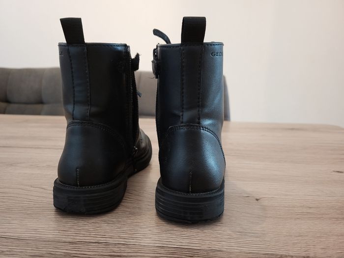 Bottines GEOX cuir noir pointure 29 - photo numéro 3