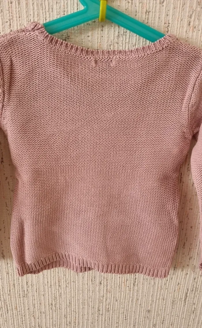 Pull en laine rose taille 5 ans kiabi - photo numéro 10