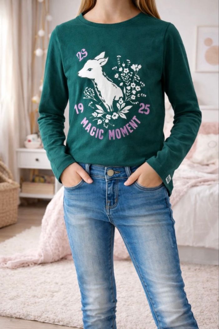 Tee-shirt fille Kiabi 6 ans - photo numéro 1