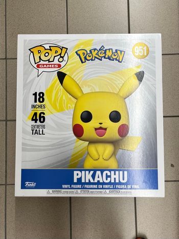 Pop xxl ! Pikachu Géant  Pokémon 951 - 46cm