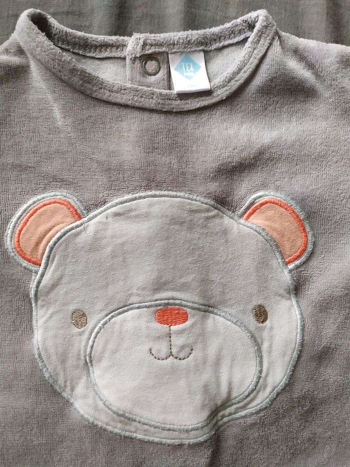 Pyjama ours gris - photo numéro 2