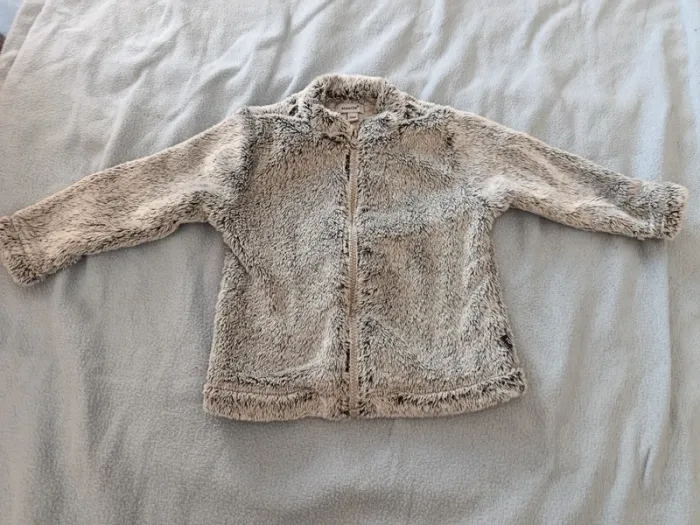 Gilet 74cm absoba gris doux au toucher