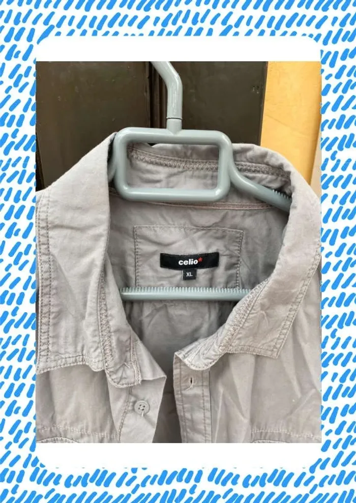 Chemise grise Celio XL - photo numéro 2
