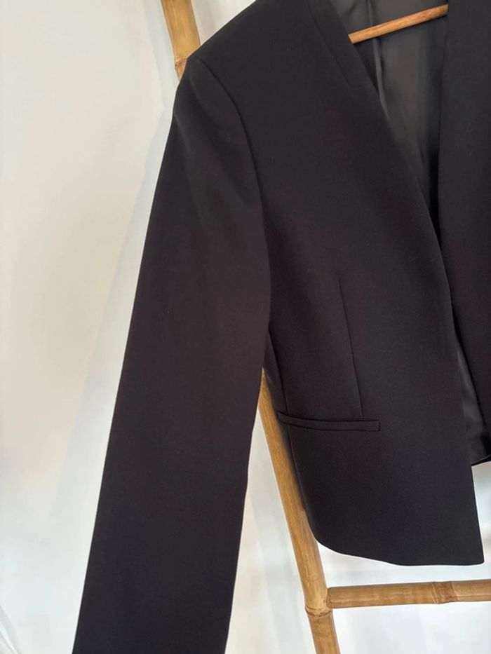 Veste blazer noire Kiabi taille L - photo numéro 3