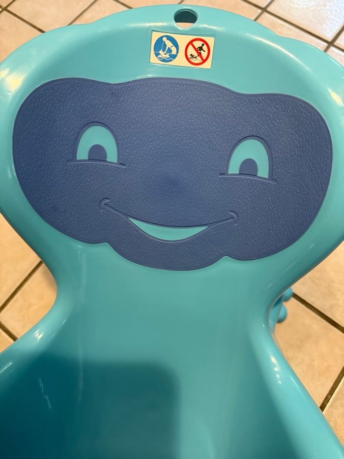 Transat de bain Bébé bleu - photo numéro 3