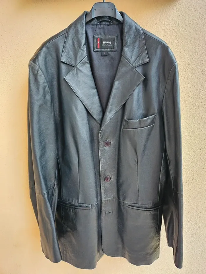 Manteau en cuir.