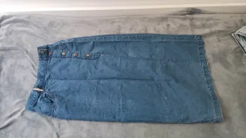 Jupe longue en jeans bleu mexx taille 42