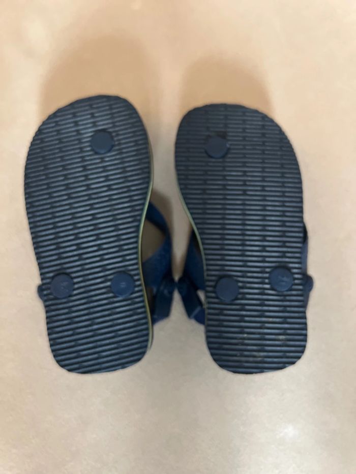 Tongs Baby bleu marine taille 21 - Havaïanas - photo numéro 4