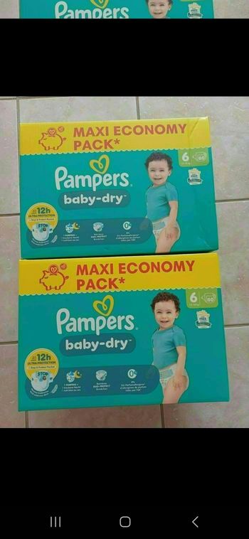 40 euro les 2 maxieconomy pack pampers taille 6