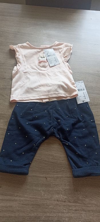 Ensemble fille 3 mois