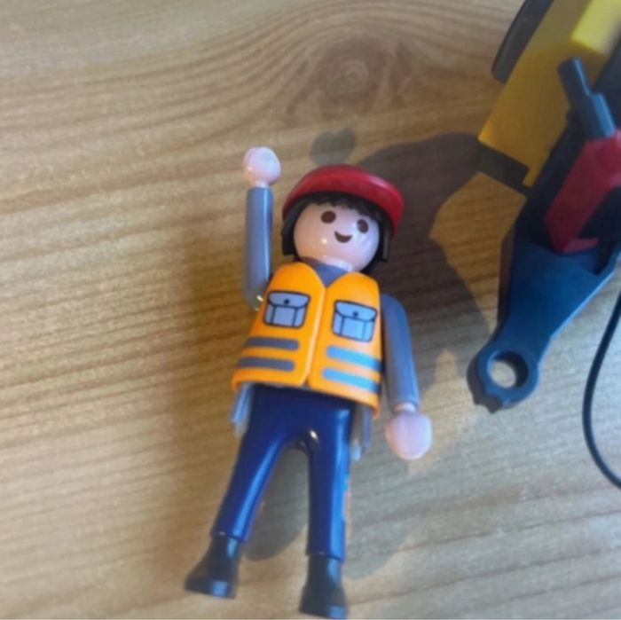 Playmobil ouvrier marteau piqueur - photo numéro 2