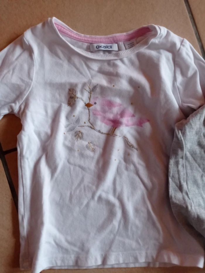 Lot deux tee-shirts manches longues - photo numéro 2