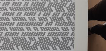 Coupons tissus coton CHEVRONS GRIS en 150 cm de large