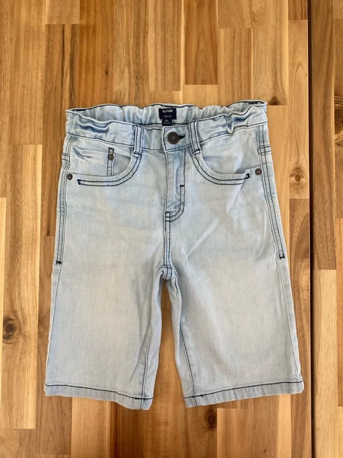 Bermuda kiabi effet jean bleu