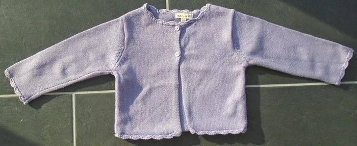 Joli gilet fille 12 mois (74 cm)