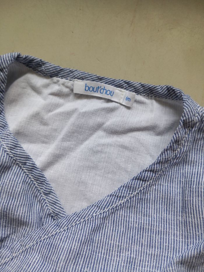 Barboteuse en Lin 6 mois - photo numéro 3