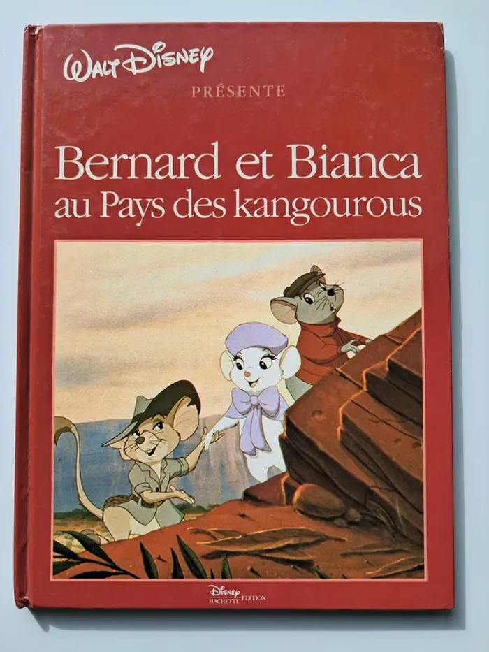 Livre Bernard et Bianca au Pays des Kangourous de Walt Disney
