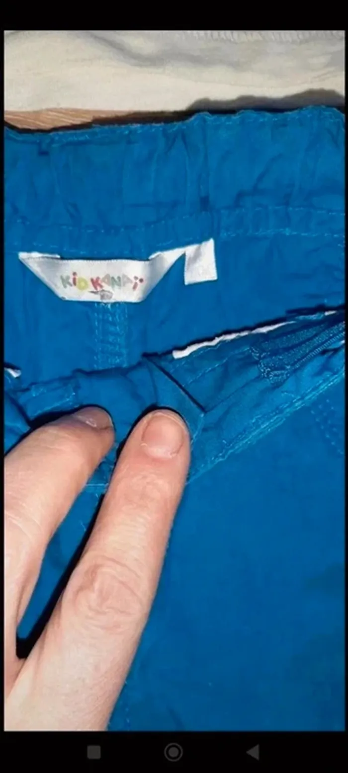 T-shirt Tigrou  et Short Cargo Bleu  - Taille 18 mois - photo numéro 10
