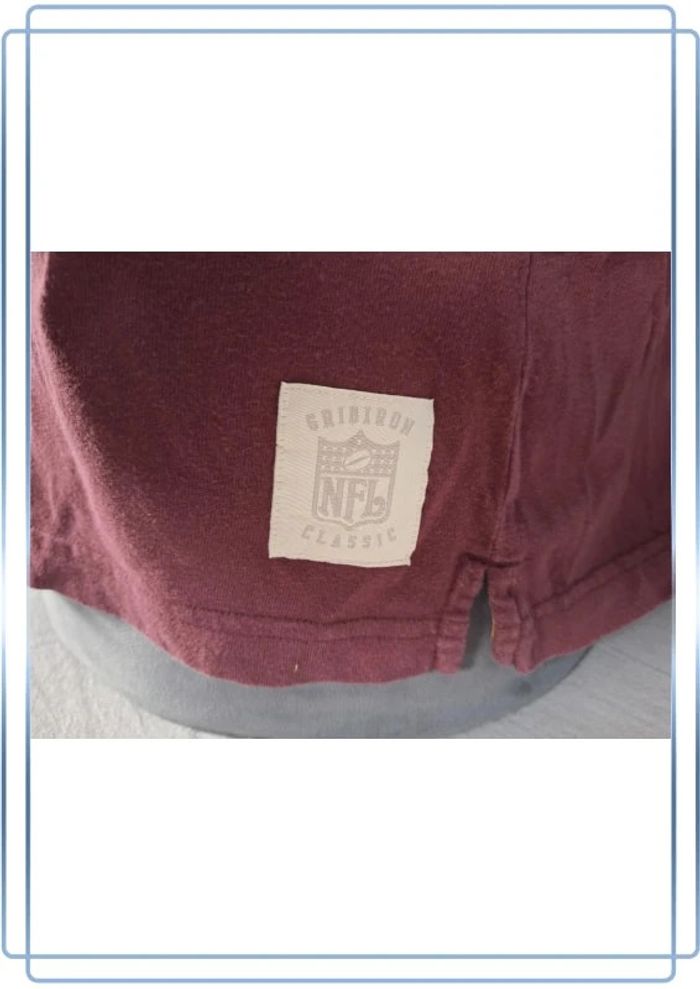 Polo reebok NFL vintage Redskins 70 anniversaire | 2XL oversize US football full broderie (537) - photo numéro 7