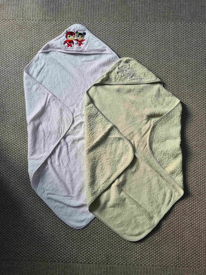 Lot de 2 capes de bains - mixte - photo numéro 2