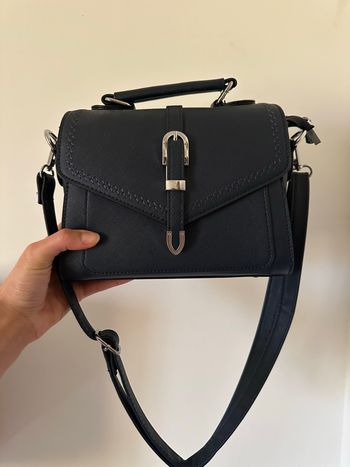 Petit sac à main bleu marine