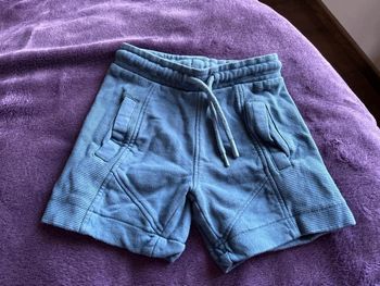 Bermuda short en molleton bleu kiabi 3 ans