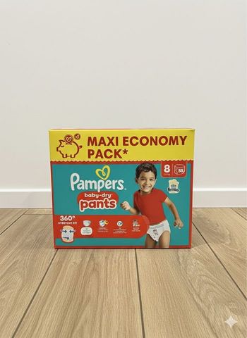 🔹 Pack Pampers Baby-Dry Pants Taille 8 – 58 couches – Neuf scellé