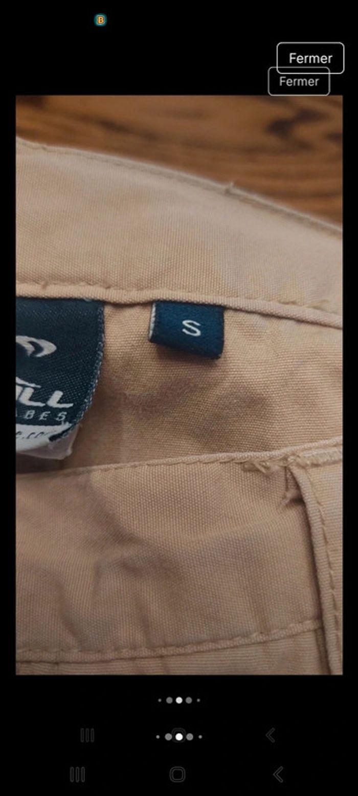 Jolie Short femme beige O'Neill taille S - photo numéro 8