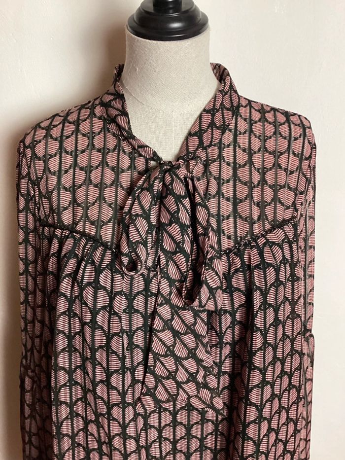 Blouse fluide rose et noire Lili&Lala 40 - photo numéro 2