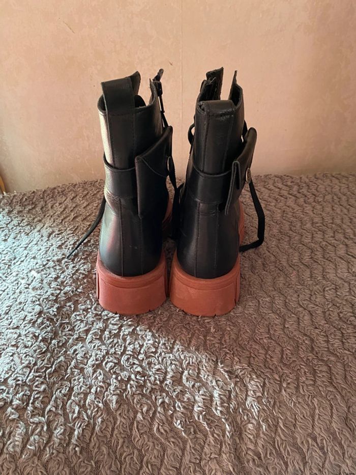 Boots noires t37 - photo numéro 4