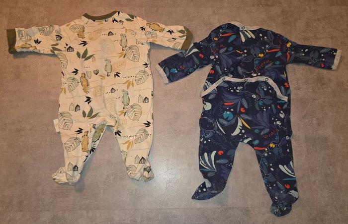 Lot de 2 pyjama petit béguin 6mois - photo numéro 2