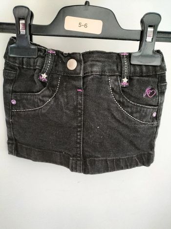 Mini jupe en jean 6 mois