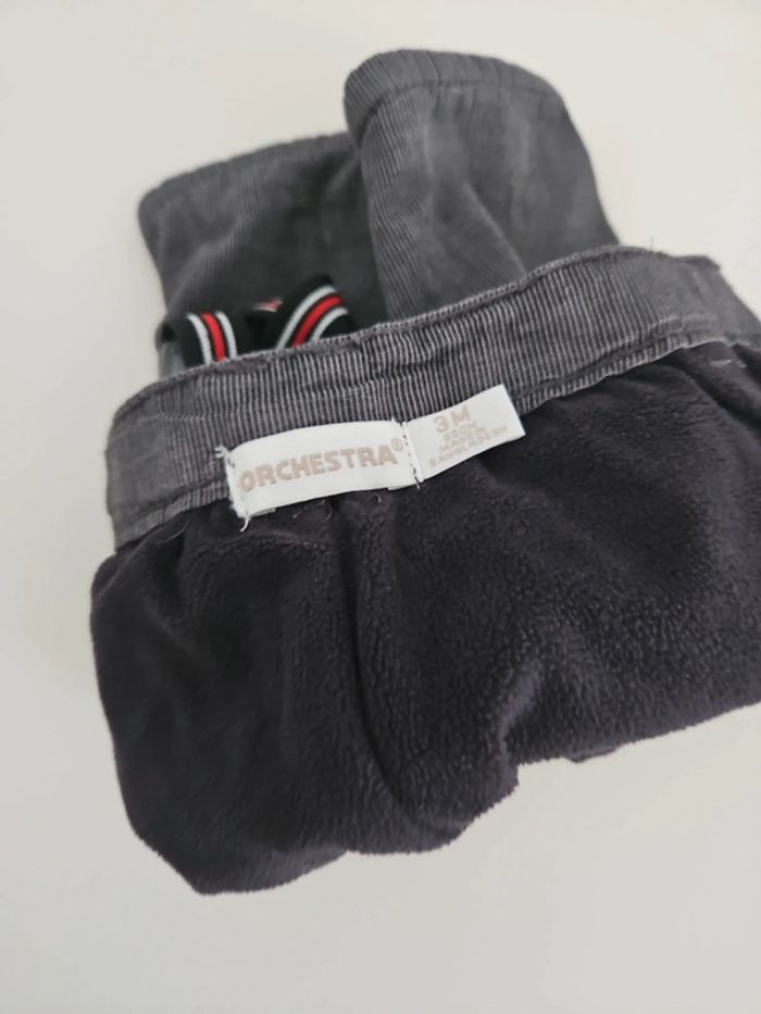 Pantalon bébé intérieur polaire - photo numéro 5