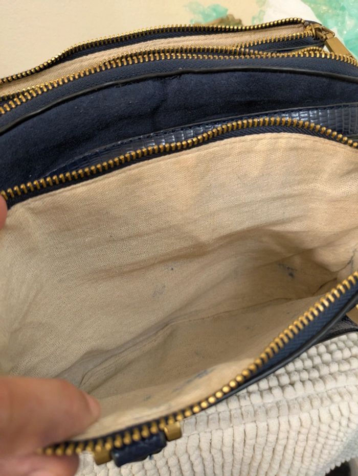 Sac 3 poches cuir et daim Parfois - photo numéro 11