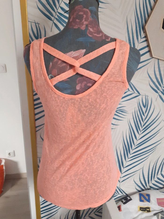 Debardeur corail S vintage - photo numéro 3