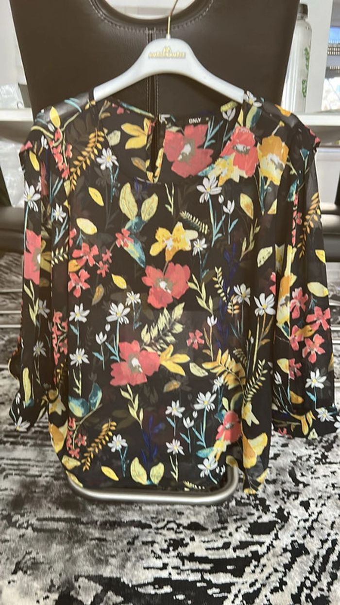 Blouse only motif fleurs