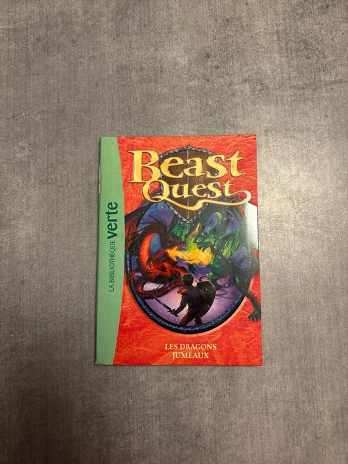 Livre la bibliothèque verte beast ouest les dragons jumeaux